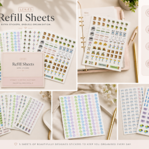 Lexies Diary Refil Labels