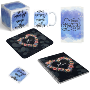 “Mom Forever” Floral Keepsake Gift Set