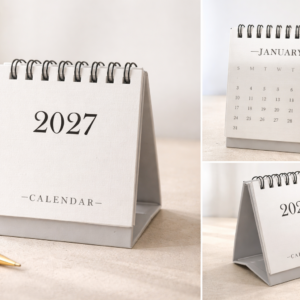 Lux Mini Tent Flip Calendar 2027