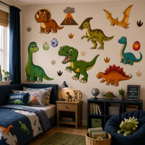 Dinosaur Wall Stickers for Kids