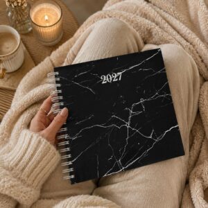 2027 Classic Marble Black Diary