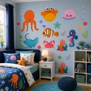 Under the Sea Wall Stickers for Kids