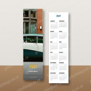 2027 Bookmark Calendar