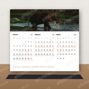 2027 Citation Desk Calendar 145×130 (3 months per page)