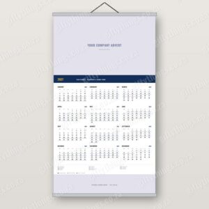 2027 Commercial Wall Planner B 500×890 (12 months, 2 adverts)