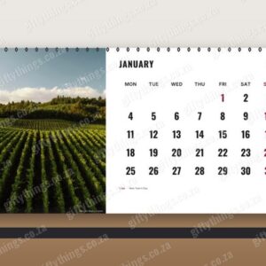 2027 Wide Desk Easel Calendar 285×150