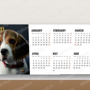 2027 Desk Tent Calendar