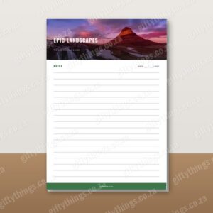 Themed Notepad A5