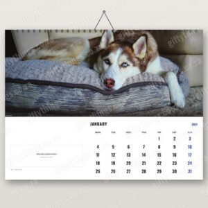 2027 Prestige Wall Calendar 580×440 (13 pages)