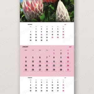2027 3-Months-to-View Calendar 297×630
