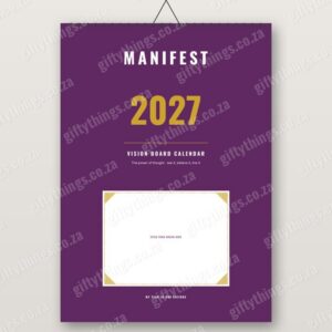 Manifest 2027 Vision Board Calendar