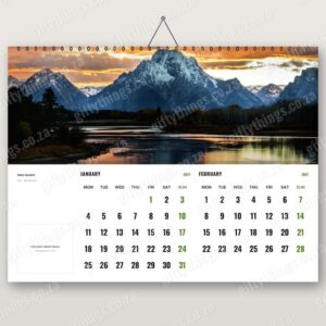 2027 Wall Calendar 580×440 (7 pages)
