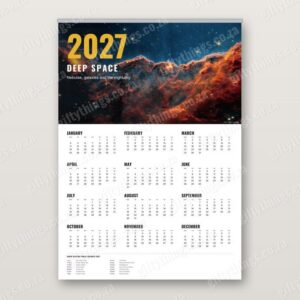 2027 Wall Planner A2